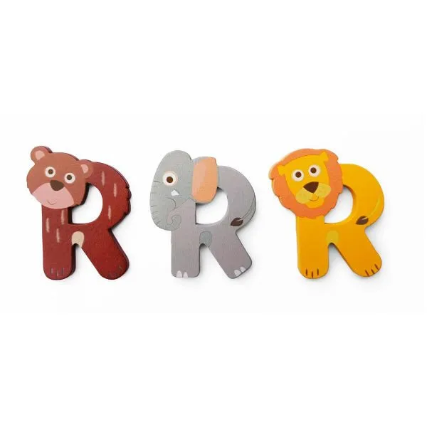Scratch Houten letter R
