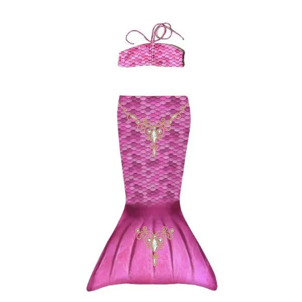 Kuaki Mermaids – Zeemeerminstaart Peuter Set Princess XS (6-7 jaar)