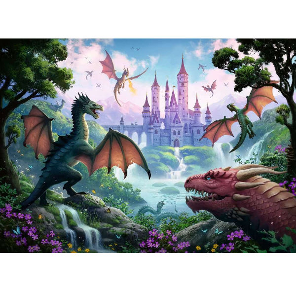 tijdelijk Weven Sijpelen XXLPuzzel: Magische draak 300st – Elfjes en Draken