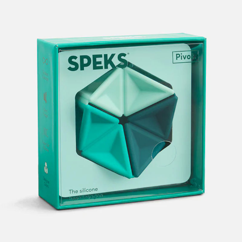 SPEKS - Pivot Silicone Flexagon Teal