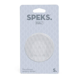 SPEKS - Slabs Circle Mesh Grey Siliconen Sensorische Sticker