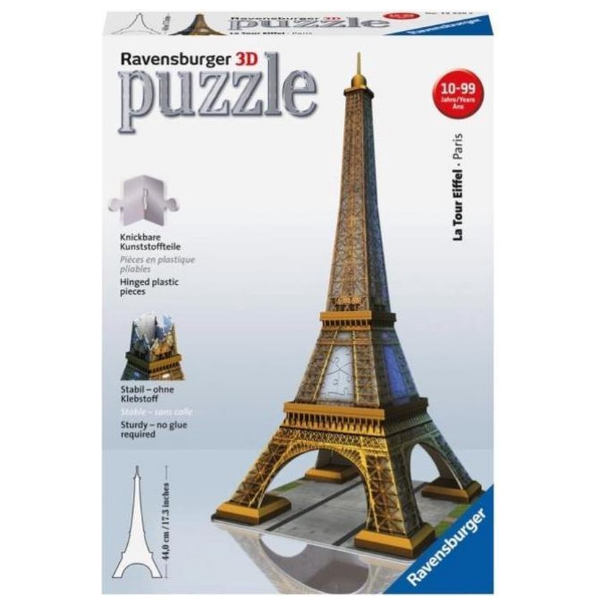 Meting Eigenwijs pellet 3D Puzzel: Eiffeltoren (216st) – Elfjes en Draken